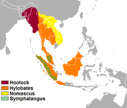 Map of southeastern Asia
