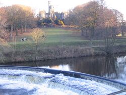 Hornby Castle and the River Wenning - geograph.org.uk - 632943.jpg