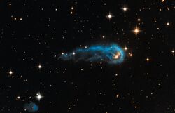 Hubble sees a cosmic caterpillar.jpg