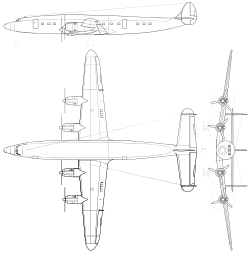 Lockheed Super Constellation L-1049A.svg