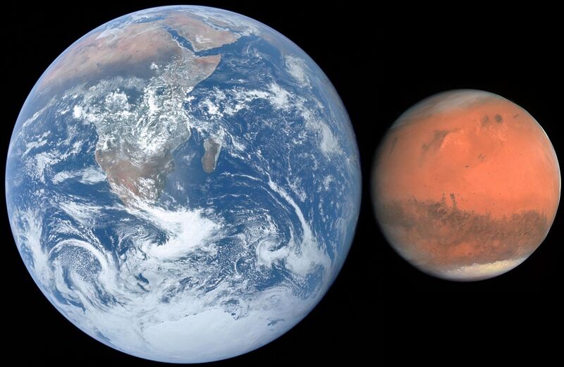 File:Mars, Earth size comparison.jpg