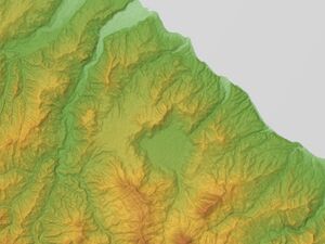 Nigorigawa Caldera Relief Map, SRTM-1.jpg