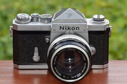 Nikon F SLR camera with NIKKOR-S Auto 1,4 f=5,8cm.JPG