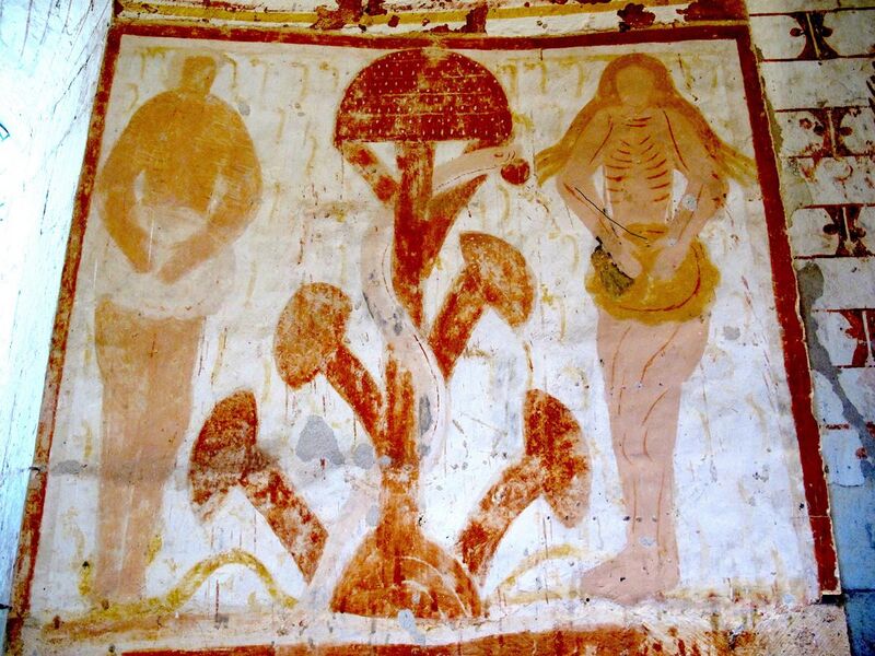 File:Plaincourault fresco, Garden of Eden.jpg
