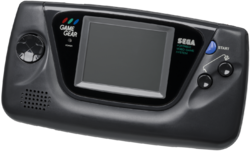 A handheld video game console