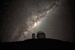The Galactic Centre and Bulge above the ESO 3.6-metre telescope.jpg