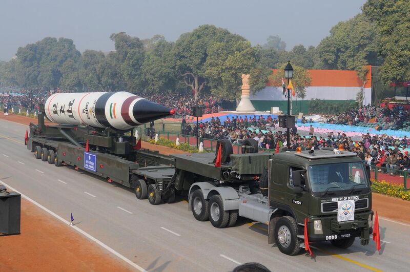 File:Agni-V missile during rehearsal of Republic Day Parade 2013.jpg