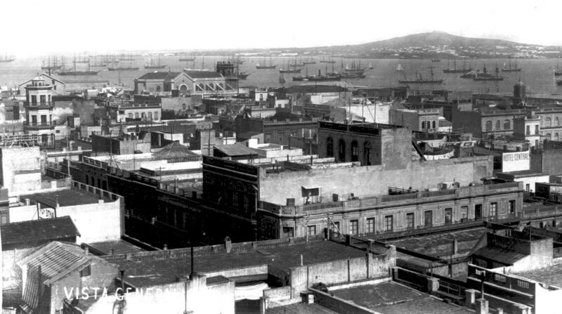 File:Cerro de Montevideo desde la ciudad. Año 1865.jpg