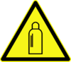 DIN 4844-2 Warnung vor Gasflaschen D-W019.svg