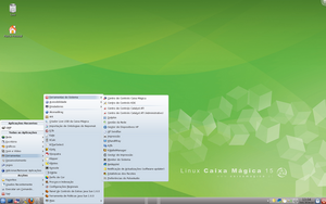 Screenshots of Linux distribution,Caixa Mágica 15.png