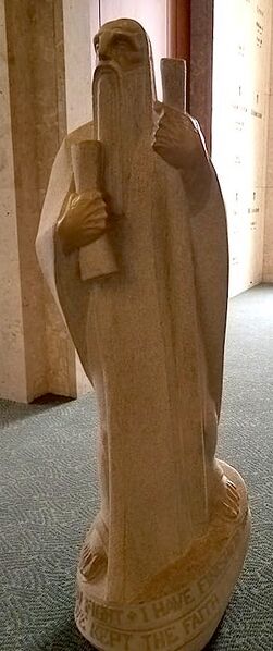 File:Statue of St. Paul, Community Mausoleum of All Saints Cemetery, Des Plaines, Illinois.jpg