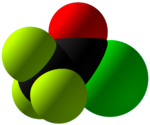 Trifluoroacetyl chloride Space Fill.png