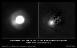 Brown dwarf 2M J044144 and planet.jpg