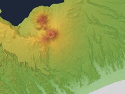 Mount Tarumae Relief Map, SRTM-1.jpg