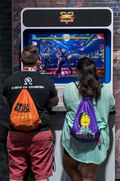 File:Street Fighter Arcade Edition at E3 2018.jpg