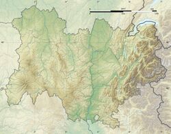 Bouchet lake is located in Auvergne-Rhône-Alpes