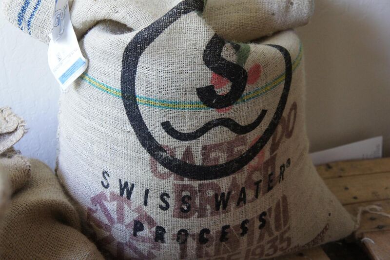 File:Green Decaffeinated Brazilian Coffee Sack.JPG