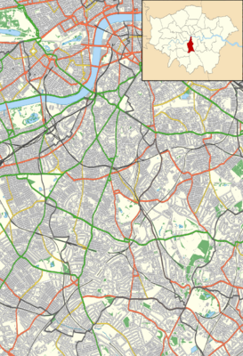 Lambeth London UK location map.svg