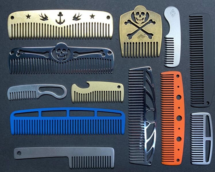 File:Modern artisan metal combs.jpg