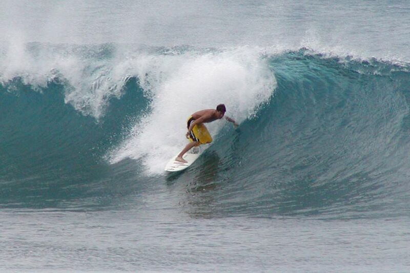 File:Oahu North Shore surfing hand drag.jpg
