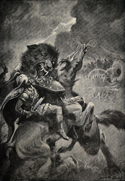 File:Odin and Fenris - Dorothy Hardy.png