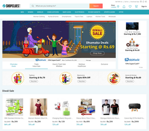 ShopClues website screenshot.png