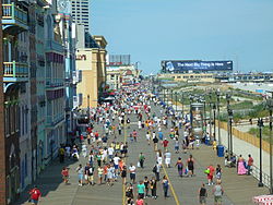 Atlantic City Boardwalk view north from Caesars Atlantic City by Silveira Neto June 24 2012.jpg