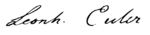 Euler's signature.svg