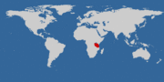 Eastern Africa around Tanzania