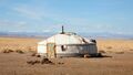 Mongolian nomad yurt