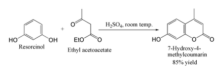 The Pechmann condensation as applied to 7-hydroxy-4-methylcoumarin
