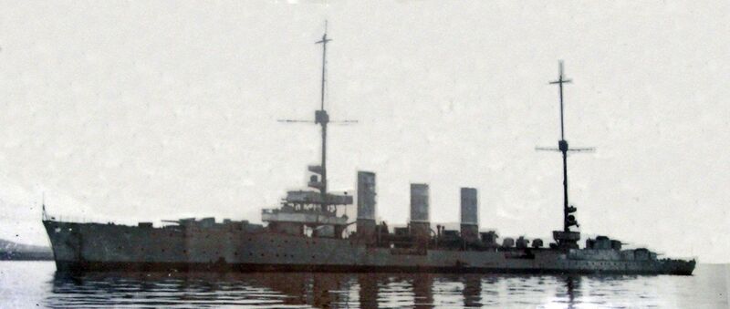 File:SMS Karlsruhe in Scapa Flow 1919.jpg