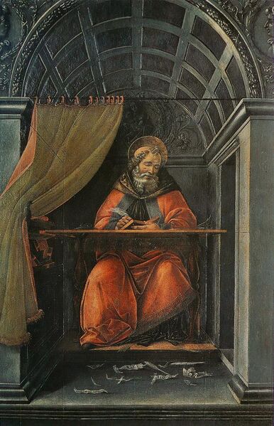 File:Sandro Botticelli - St Augustin dans son cabinet de travail.jpg