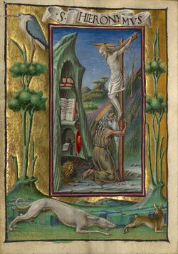 Taddeo Crivelli (Italian, died about 1479, active about 1451 - 1479) - Saint Jerome in the Desert - Google Art Project.jpg