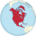 North America on the globe (red).svg