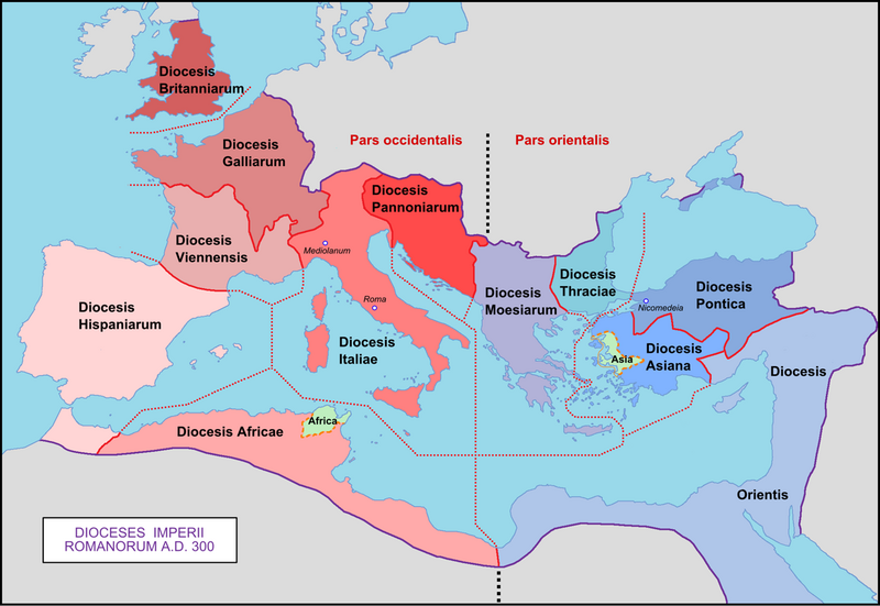 File:Roman Empire with dioceses in 300 AD.png