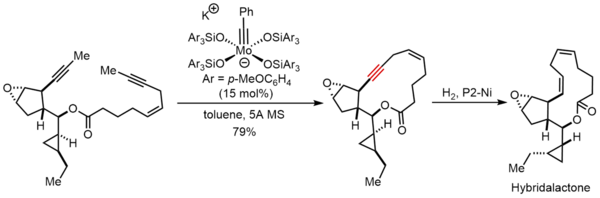 Total synthesis of hybridalactone.png