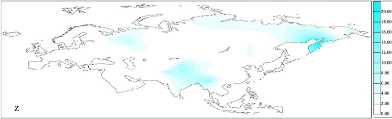 File:Eurasian frequency distribution of mtDNA haplogroup Z.png