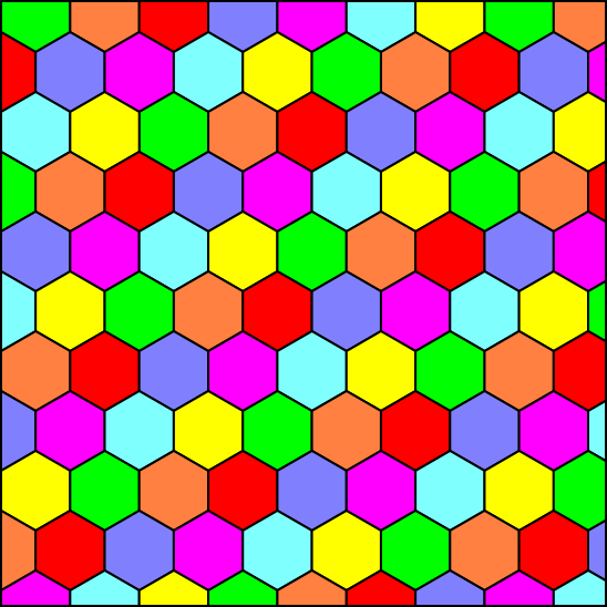 File:Hexagonal tiling 7-colors.svg