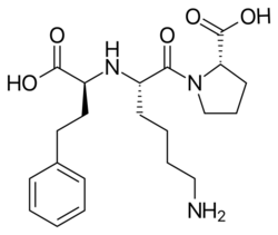 Lisinopril structure.svg