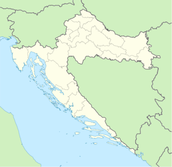 Location map/data/Croatia is located in Croatia