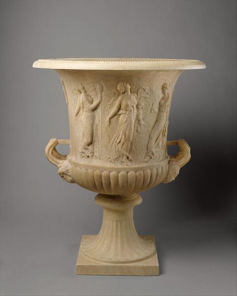 File:Marble calyx-krater with reliefs of maidens and dancing maenads MET DT4541.jpg