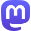 Mastodon logotype (simple) new hue.svg