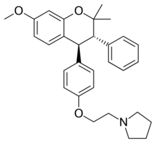 Ormeloxifene structure.svg