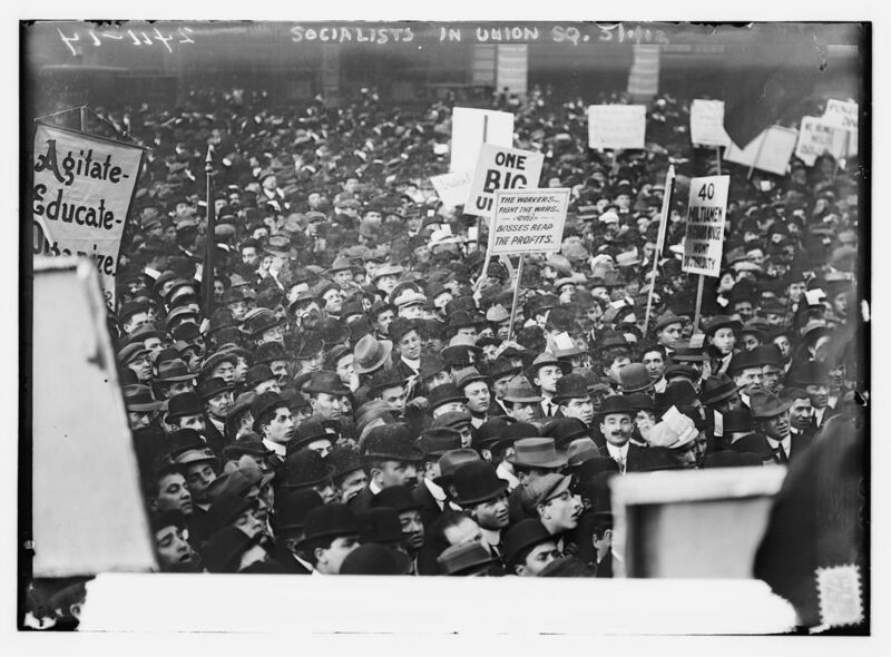 File:Socialists in Union Square, N.Y.C..jpg