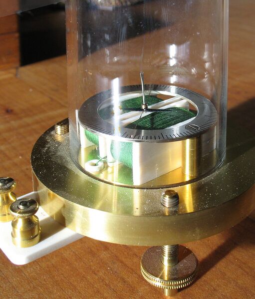 File:Astatic Galvanometer brass and ivory.jpg