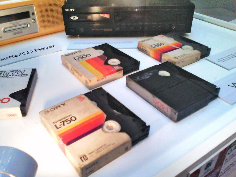 File:Betamax cassettes on display.jpg