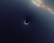 Black hole (artist's animation)