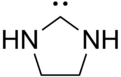 Skeletal formula of dihydroimidazol-2-ylidene