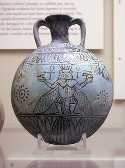 Faience vessel with Bes.jpg